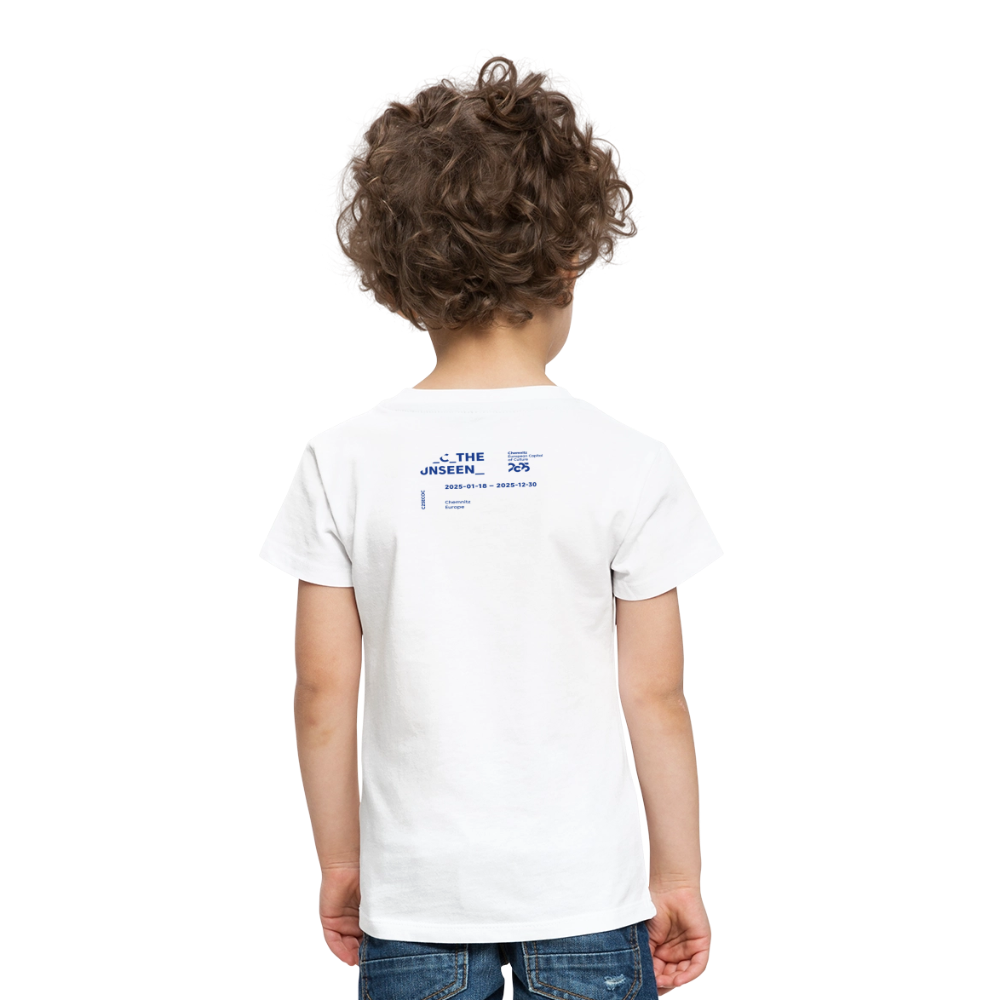C the Unseen Verlauf - Kinder T-Shirt - Weiß