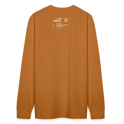 Stadthalle Vorderseite - Organic Unisex Longsleeve - Herbstorange