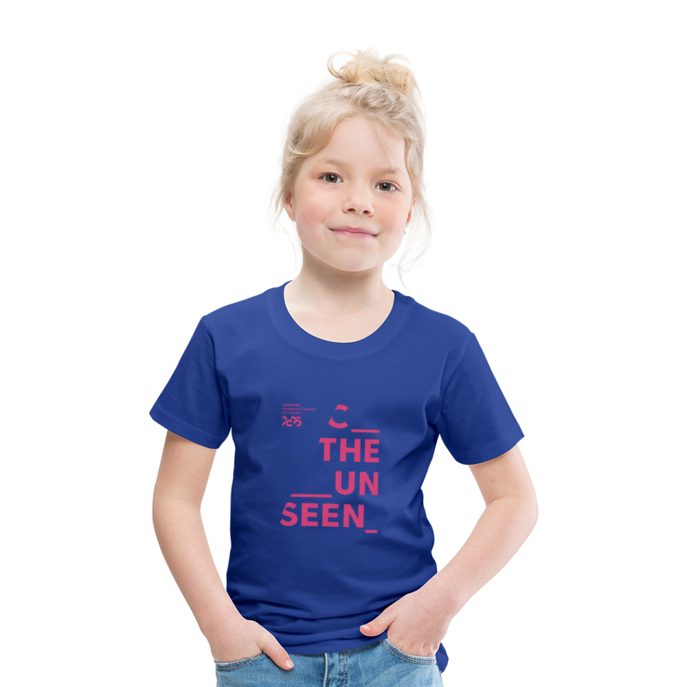 C the unseen - Kinder Premium T-Shirt - Königsblau