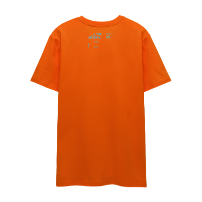 MAKE! in blau - UNISEX T-shirt - Tieforange