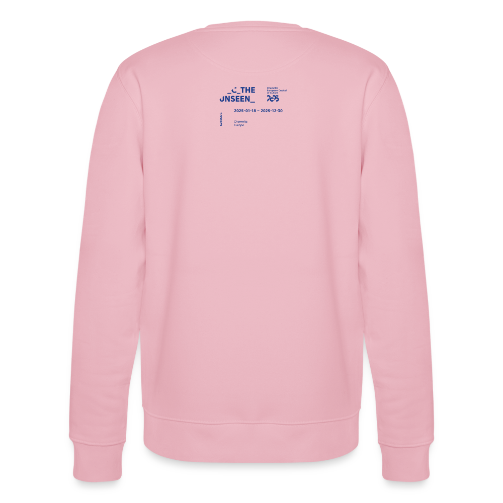 C the Unseen - Sweatshirt blauer Druck - Hellrosa