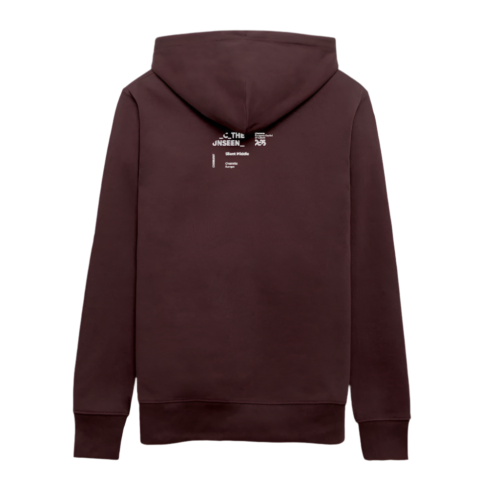 Silent Middle - Unisex Bio-Hoodie - Maroon