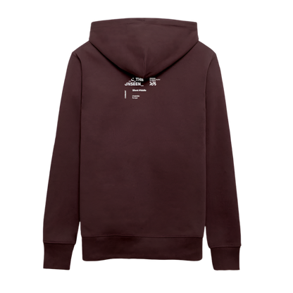 Silent Middle - Unisex Bio-Hoodie - Maroon