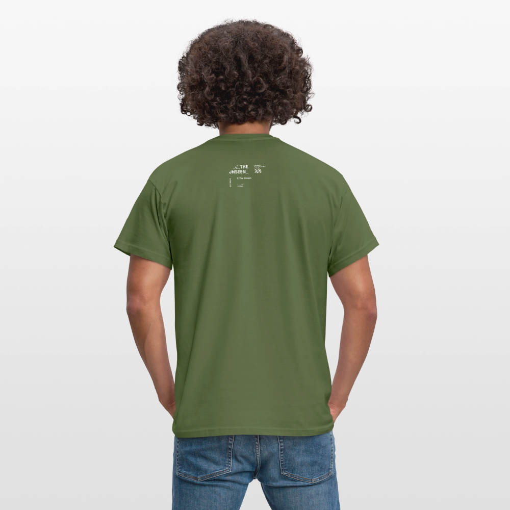 C The Dream - Unisex T-Shirt weißer Druck - Militärgrün