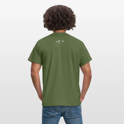C The Dream - Unisex T-Shirt weißer Druck - Militärgrün