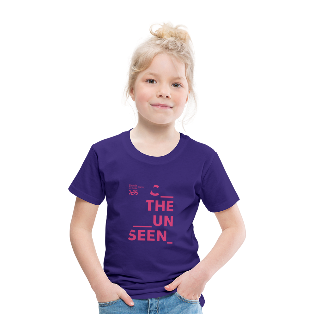 C the unseen - Kinder Premium T-Shirt - Lila