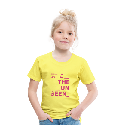 C the unseen - Kinder Premium T-Shirt - Gelb