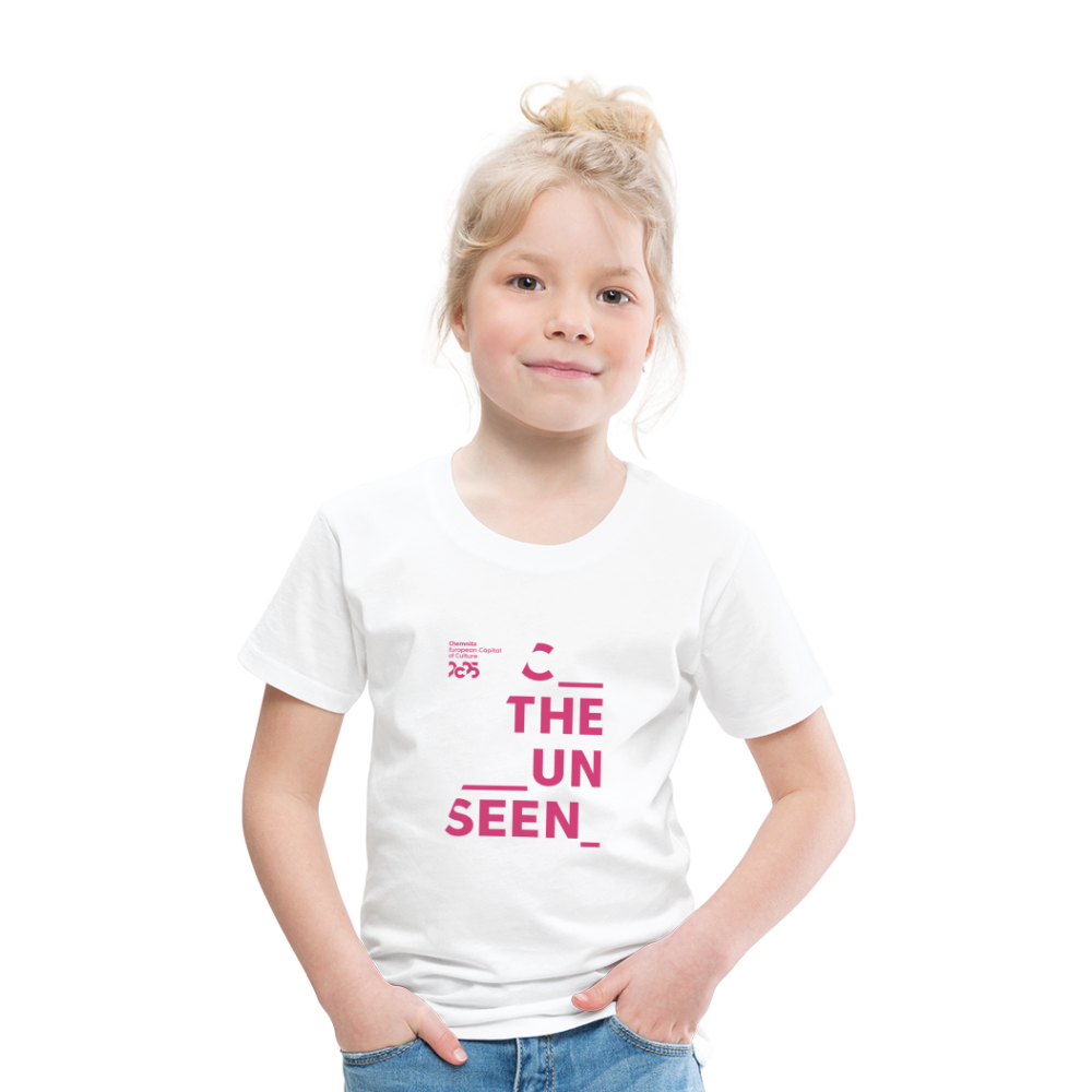 C the unseen - Kinder Premium T-Shirt - Weiß