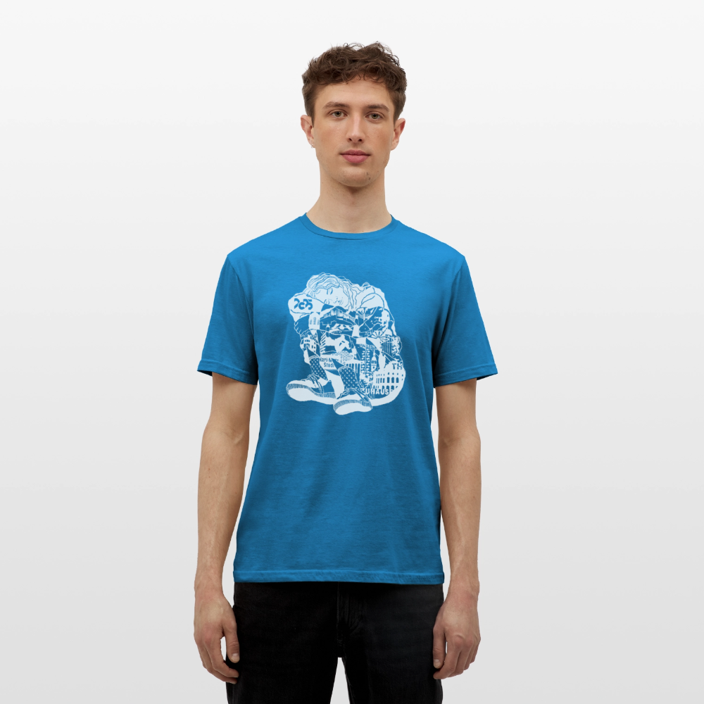 C The Dream - Unisex T-Shirt weißer Druck - Royalblau