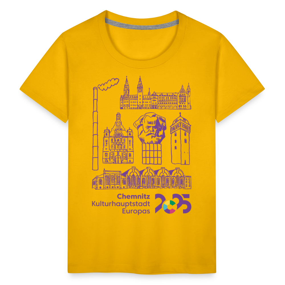 C the History - Kinder T-Shirt - Sonnengelb