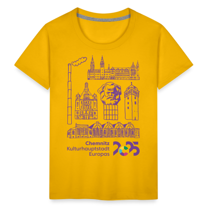 C the History - Kinder T-Shirt - Sonnengelb