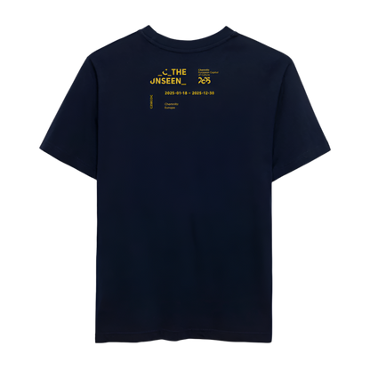 C the unseen Gelb - Organic Unisex T-Shirt - Navy