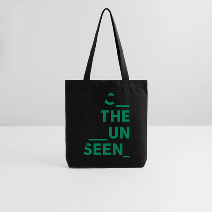 C the Unseen - Tote Bag grüner Druck - Schwarz