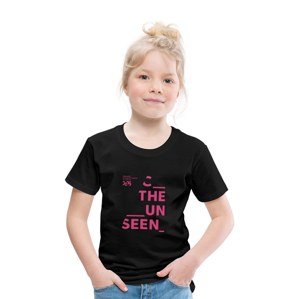 C the unseen - Kinder Premium T-Shirt - Schwarz