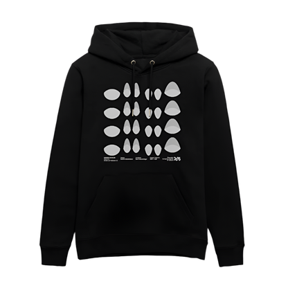 RAWEMA Gebäude - Unisex Organic-Hoodie - Schwarz