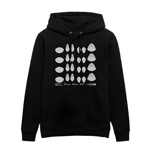 RAWEMA Gebäude - Unisex Organic-Hoodie - Schwarz