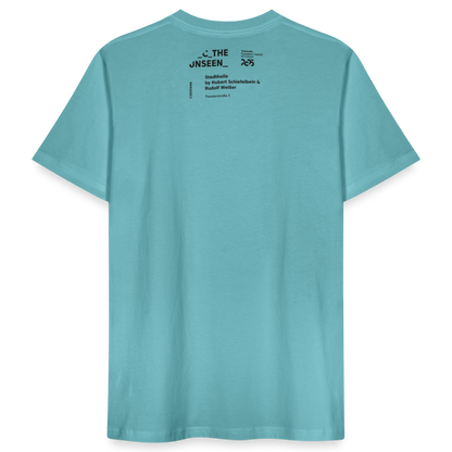 Stadthalle Vorderseite - Unisex Organic T-Shirt - Pastelltürkis