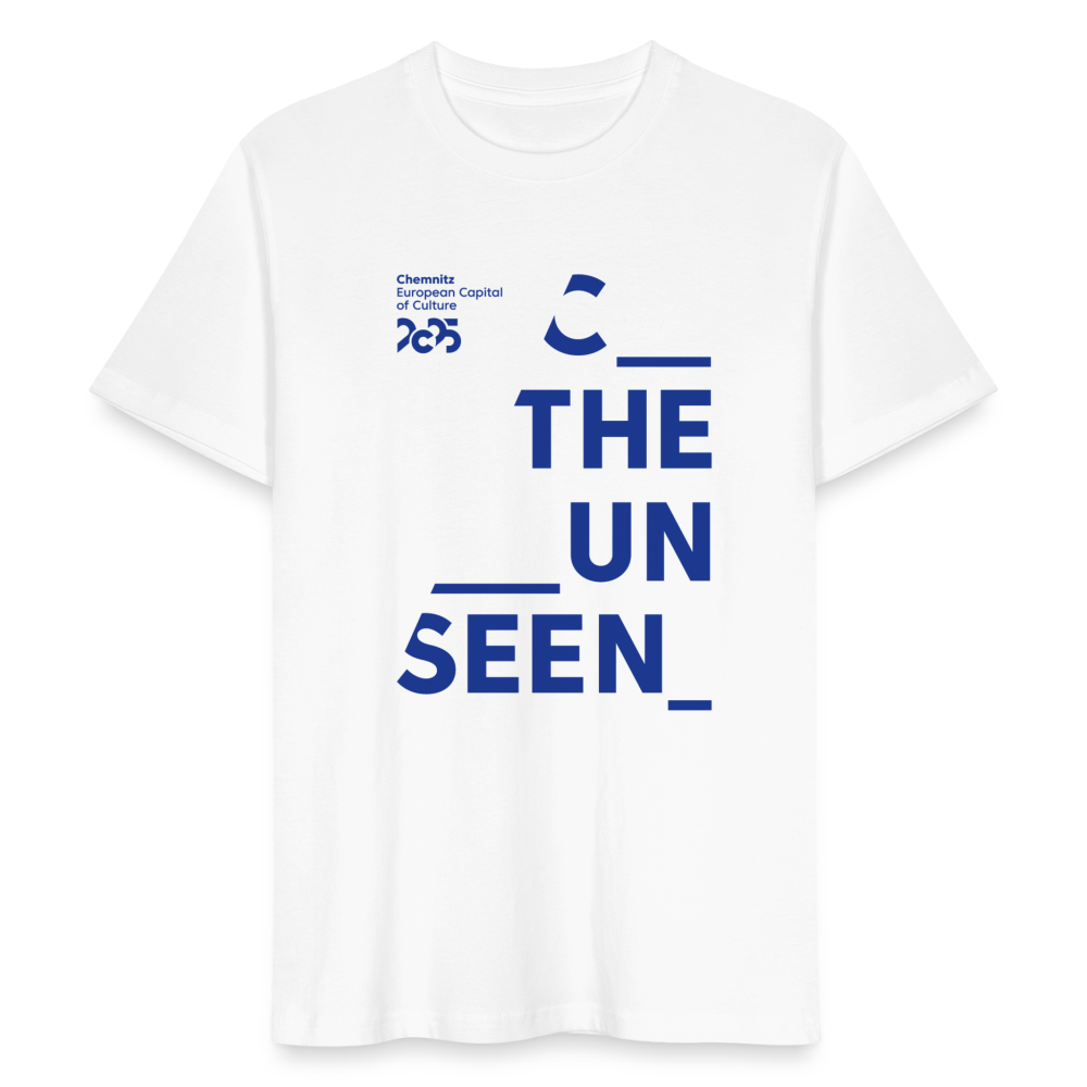 C the unseen - Unisex Organic T-Shirt - Weiß