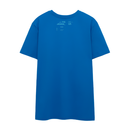MAKE! in blau - UNISEX T-shirt - Pfauenblau