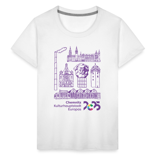 C the History - Kinder T-Shirt - Weiß