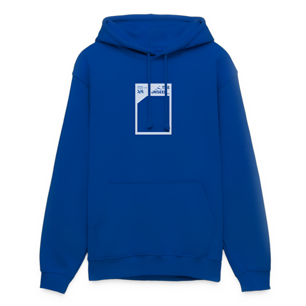 CTU Frame - blauer Hoodie weißer Druck - Königsblau