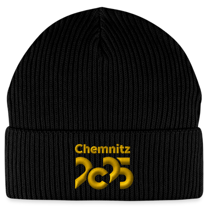 Chemnitz 2025 - Organic Wintermütze - Schwarz