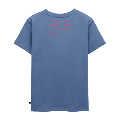 C the Unseen - Kinder T-Shirt rosa Druck - Taubenblau