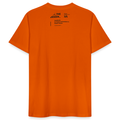 Stadthalle Vorderseite - Unisex Organic T-Shirt - Tieforange