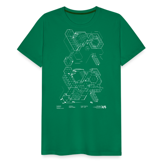 Stadthalle Grundriss -  Unisex T-Shirt - Kelly Green