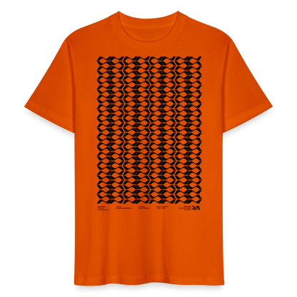 Stadthalle Vorderseite - Unisex Organic T-Shirt - Tieforange