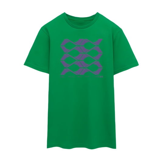 Stadthalle Close-Up lila - Unisex T-Shirts - Kelly Green