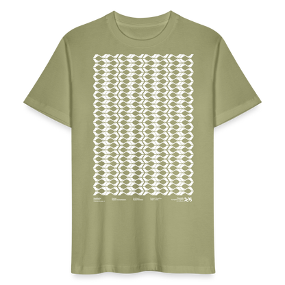 Stadthalle Vorderseite - Unisex Organic T-Shirt - Nebelgrün