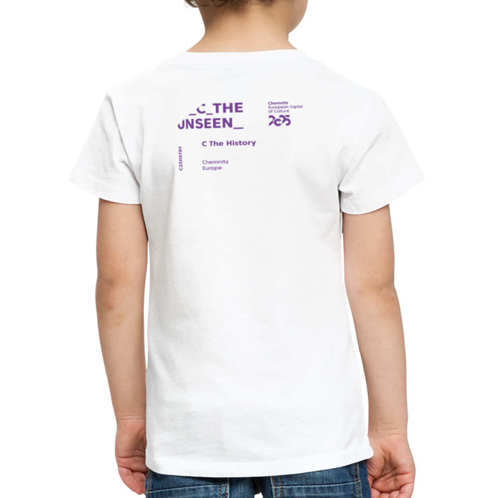 C the History - Kinder T-Shirt - Weiß