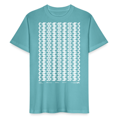 Stadthalle Vorderseite - Unisex Organic T-Shirt - Pastelltürkis