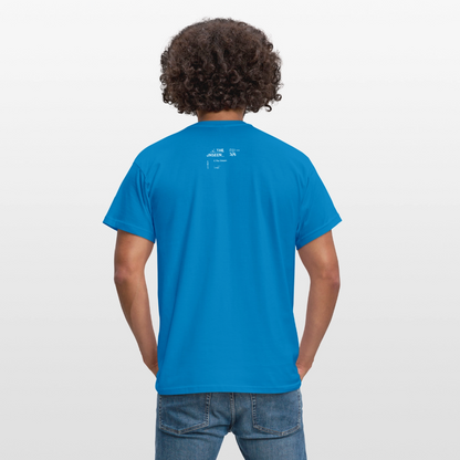 C The Dream - Unisex T-Shirt weißer Druck - Royalblau