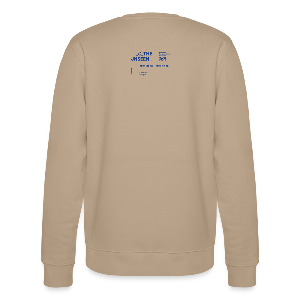 C the unseen - Unisex Organic Crew Neck - Beige