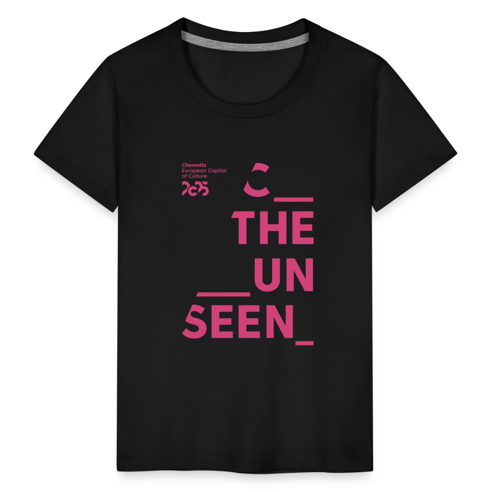 C the unseen - Kinder Premium T-Shirt - Schwarz