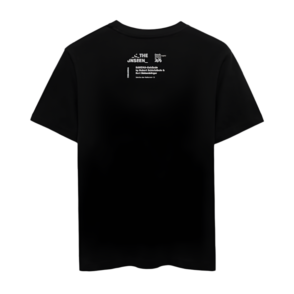 RAWEMA Gebäude - Unisex T-Shirt - Schwarz