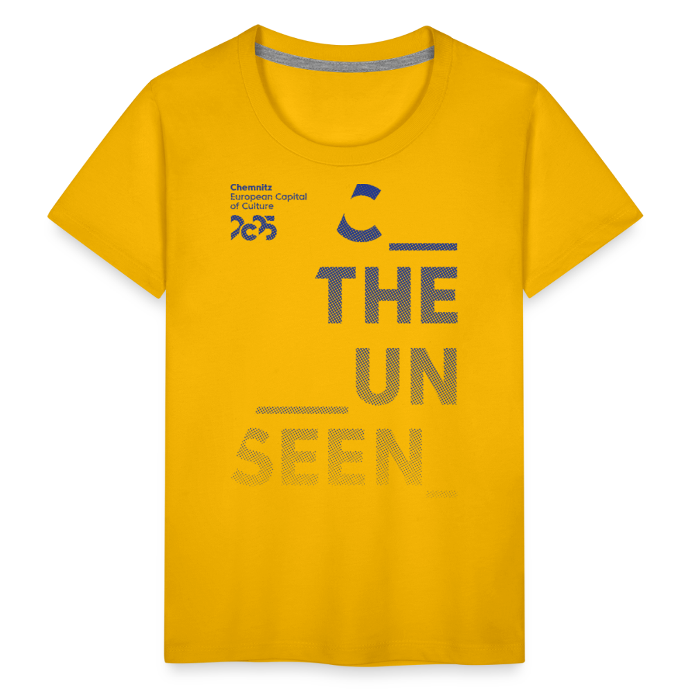 C the Unseen - Kinder Premium T-Shirt - Sonnengelb