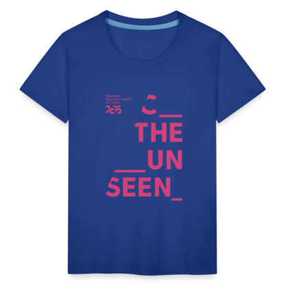 C the unseen - Kinder Premium T-Shirt - Königsblau