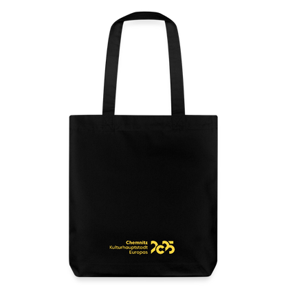 C the Unseen - Tote Bag gelber Druck - Schwarz
