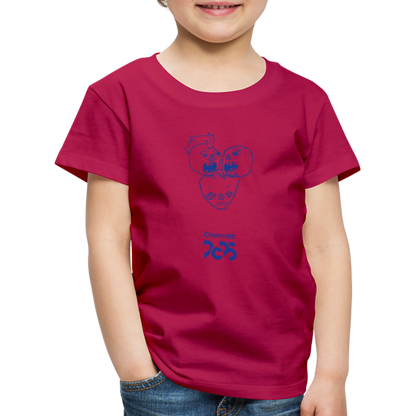 Silent Middle - Kinder T-Shirt - dunkles Pink