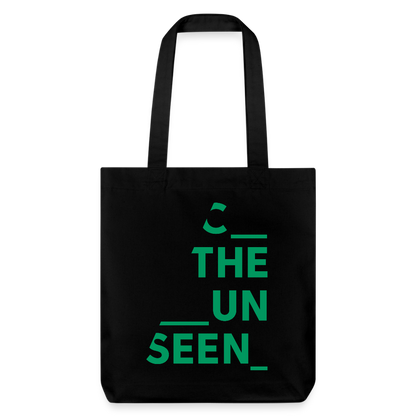C the Unseen - Tote Bag grüner Druck - Schwarz