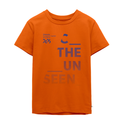 C the Unseen Verlauf - Kinder T-Shirt - Orange 