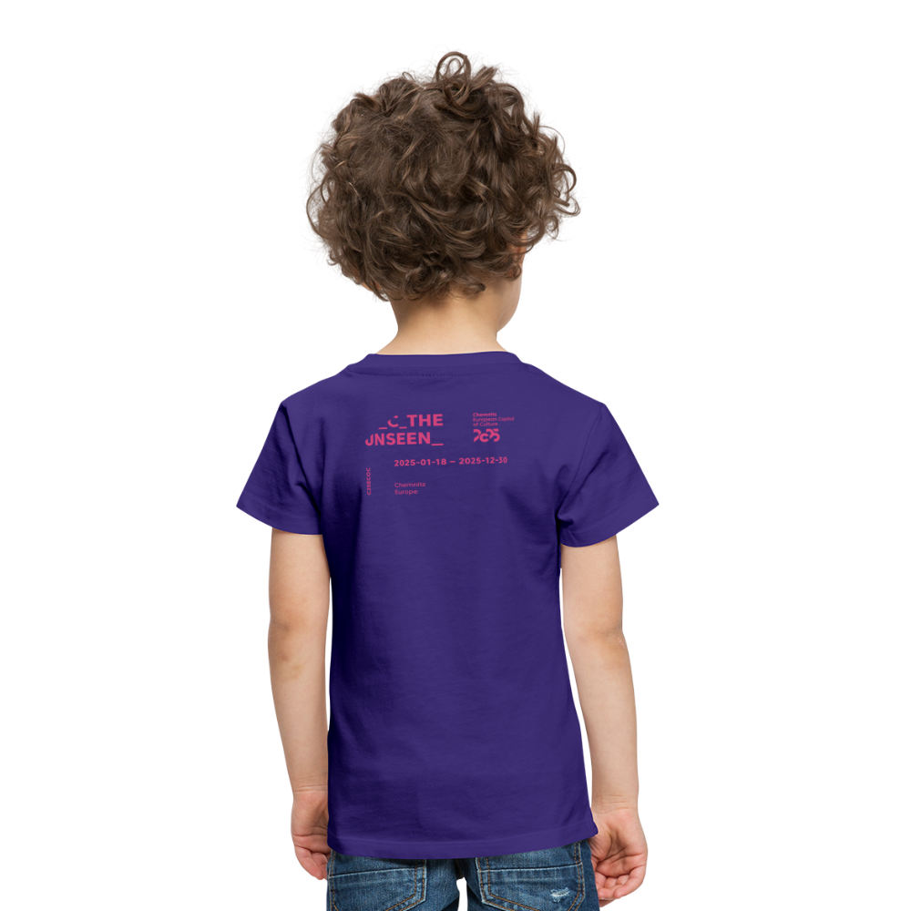 C the unseen - Kinder Premium T-Shirt - Lila