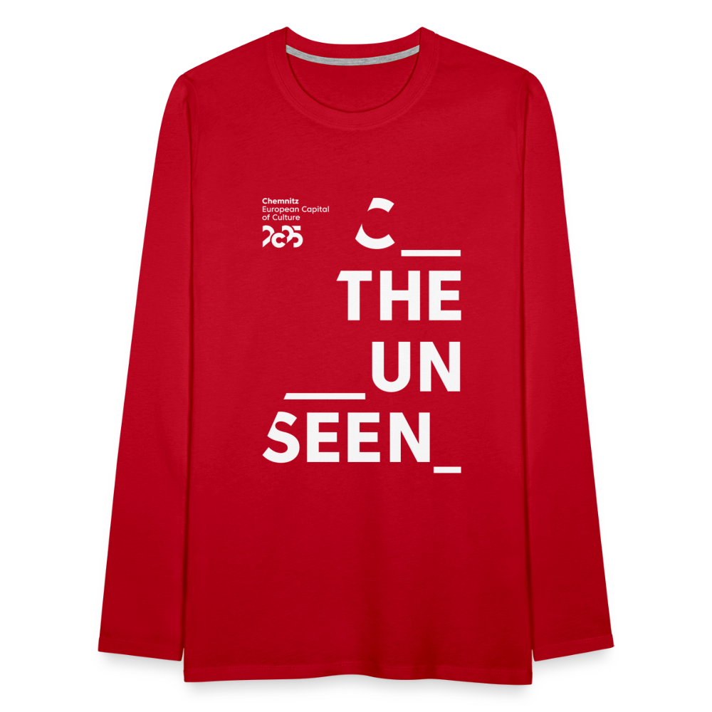 C the unseen - Unisex Longsleeve - Rot