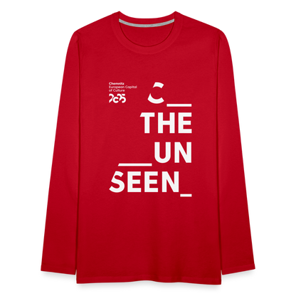 C the unseen - Unisex Longsleeve - Rot