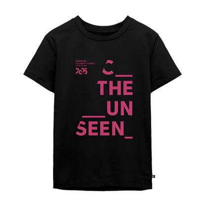 C the Unseen - Kinder T-Shirt rosa Druck - Schwarz