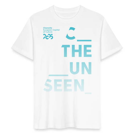 C the Unseen Verlauf ins Nichts - Unisex Organic T-Shirt - Weiß