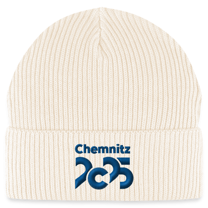 Chemnitz 2025 - Organic Wintermütze - Naturweiß